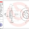 Kočioni disk BREMBO 08.2958.14