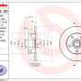 Kočioni disk BREMBO 08.5005.20