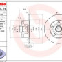 Kočioni disk BREMBO 08.6911.14