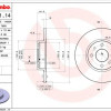 Kočioni disk BREMBO 08.9621.14