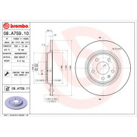 Kočioni disk BREMBO 08.A759.10