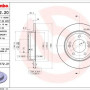 Kočioni disk BREMBO 08.C172.21