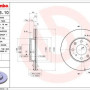 Kočioni disk BREMBO 09.5023.10