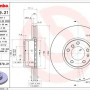 Kočioni disk BREMBO 09.5579.21