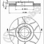 Kočioni disk BREMBO 09.7011.75
