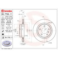 Kočioni disk BREMBO 09.7702.11