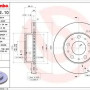 Kočioni disk BREMBO 09.8932.10