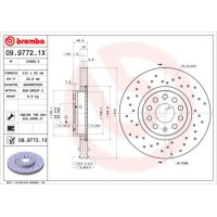 Kočioni disk BREMBO 09.9772.1X