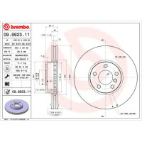 Kočioni disk BREMBO 09.9923.11