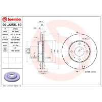 Kočioni disk BREMBO 09.A258.10