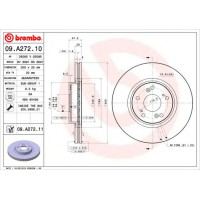 Kočioni disk BREMBO 09.A272.11
