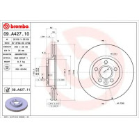 Kočioni disk BREMBO 09.A427.11