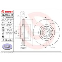 Kočioni disk BREMBO 09.A598.11
