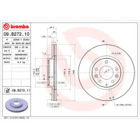 Kočioni disk BREMBO 09.B272.10