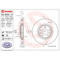 Kočioni disk BREMBO 09.B352.11