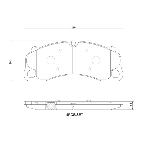 Disk pločice BREMBO P 65 045