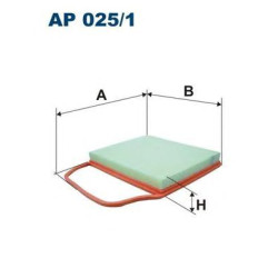 Filter zraka FILTRON AP 025/1