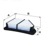 Filter zraka FILTRON AP 103/2
