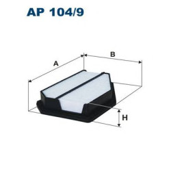Filter zraka FILTRON AP 104/9