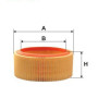Filter zraka FILTRON AR 131