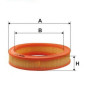 Filter zraka FILTRON AR 255
