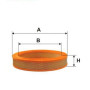 Filter zraka FILTRON AR 363