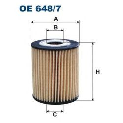 Filter za ulje FILTRON OE 648/7