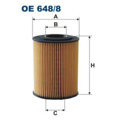 Filter za ulje FILTRON OE 648/8