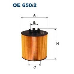 Filter za ulje FILTRON OE 650/2