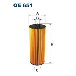 Filter za ulje FILTRON OE 651