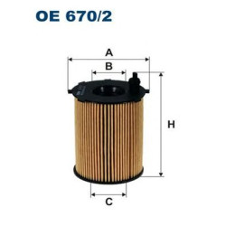 Filter za ulje FILTRON OE 670/2