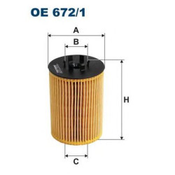 Filter za ulje FILTRON OE 672/1