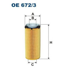 Filter za ulje FILTRON OE 672/3