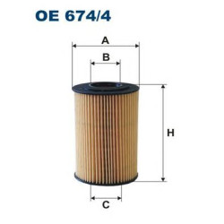 Filter za ulje FILTRON OE 674/4