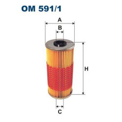 Filter za ulje FILTRON OM 591/1