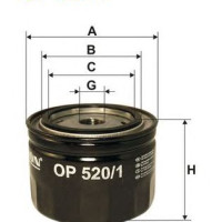 Filter ulja FILTRON OP 520/1