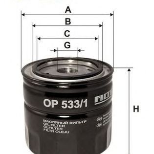 Filter ulja FILTRON OP 533/1