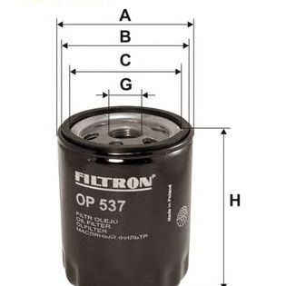 Filter za ulje FILTRON OP 537