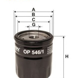 Filter za ulje FILTRON OP 546/1