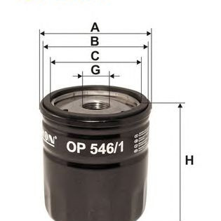 Filter za ulje FILTRON OP 546/1