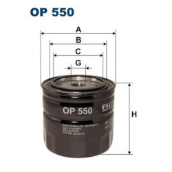 Filter za ulje FILTRON OP 550