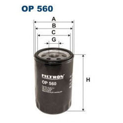 Filter za ulje FILTRON OP 560