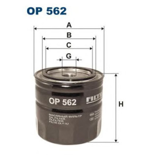 Filter za ulje FILTRON OP 562