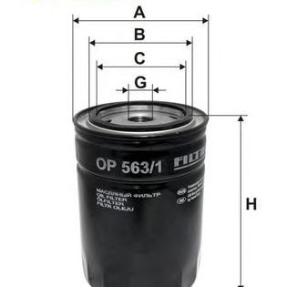 Filter za ulje FILTRON OP 563/1