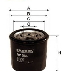 Filter za ulje FILTRON OP 564
