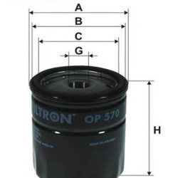 Filter za ulje FILTRON OP 570