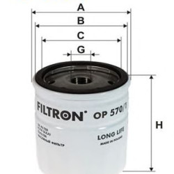 Filter za ulje FILTRON OP 570/1
