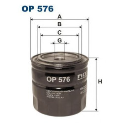 Filter za ulje FILTRON OP 576