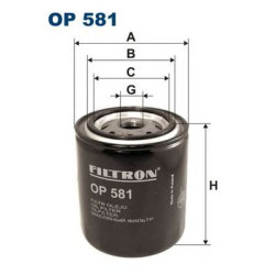 Filter za ulje FILTRON OP 581