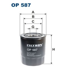 Filter za ulje FILTRON OP 587